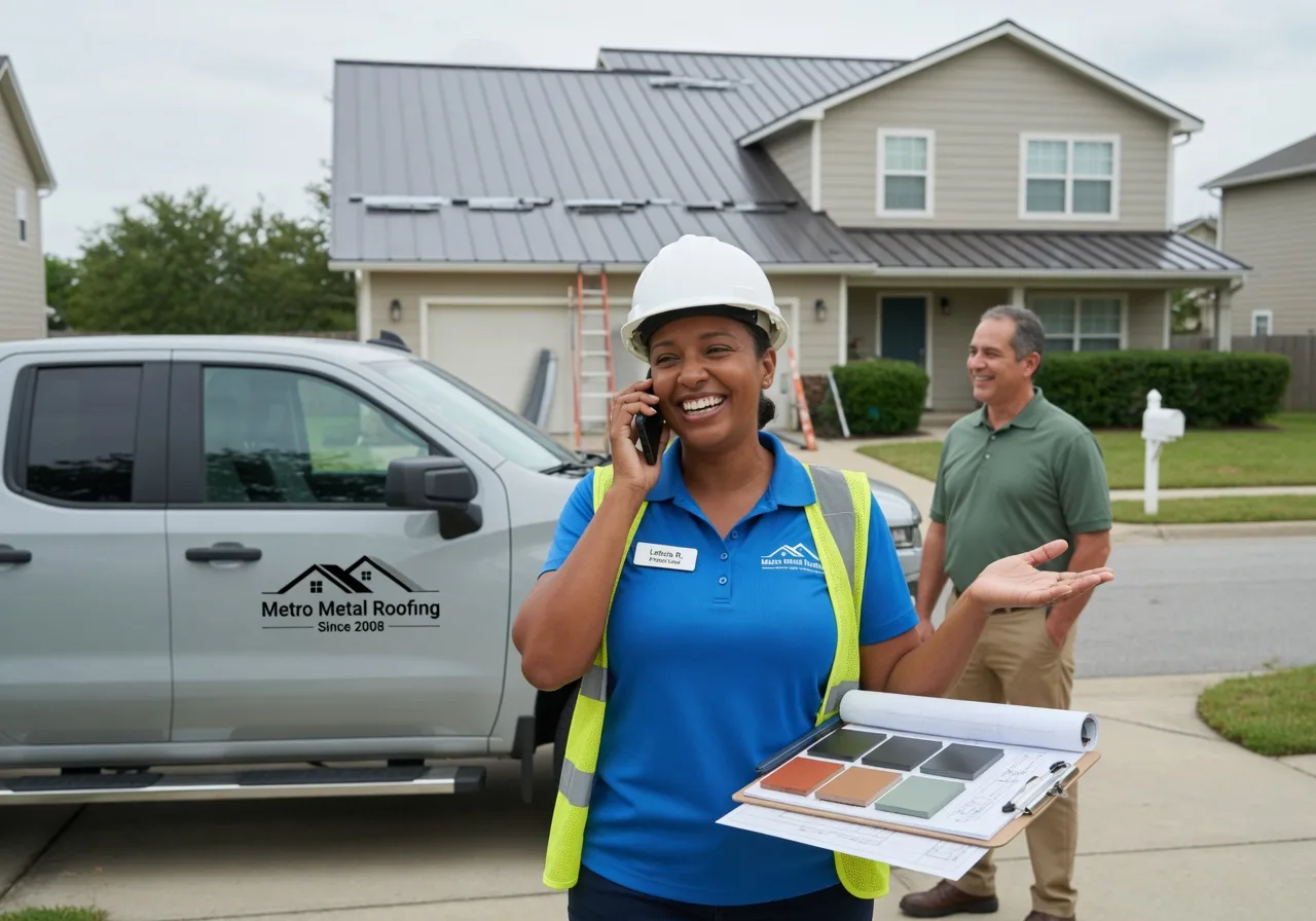 Storm Damage Metal Roof Repair in Medinah, IL
